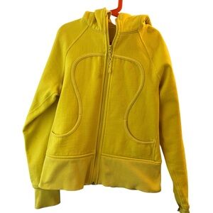 lululemon athletica Yellow Hoodie